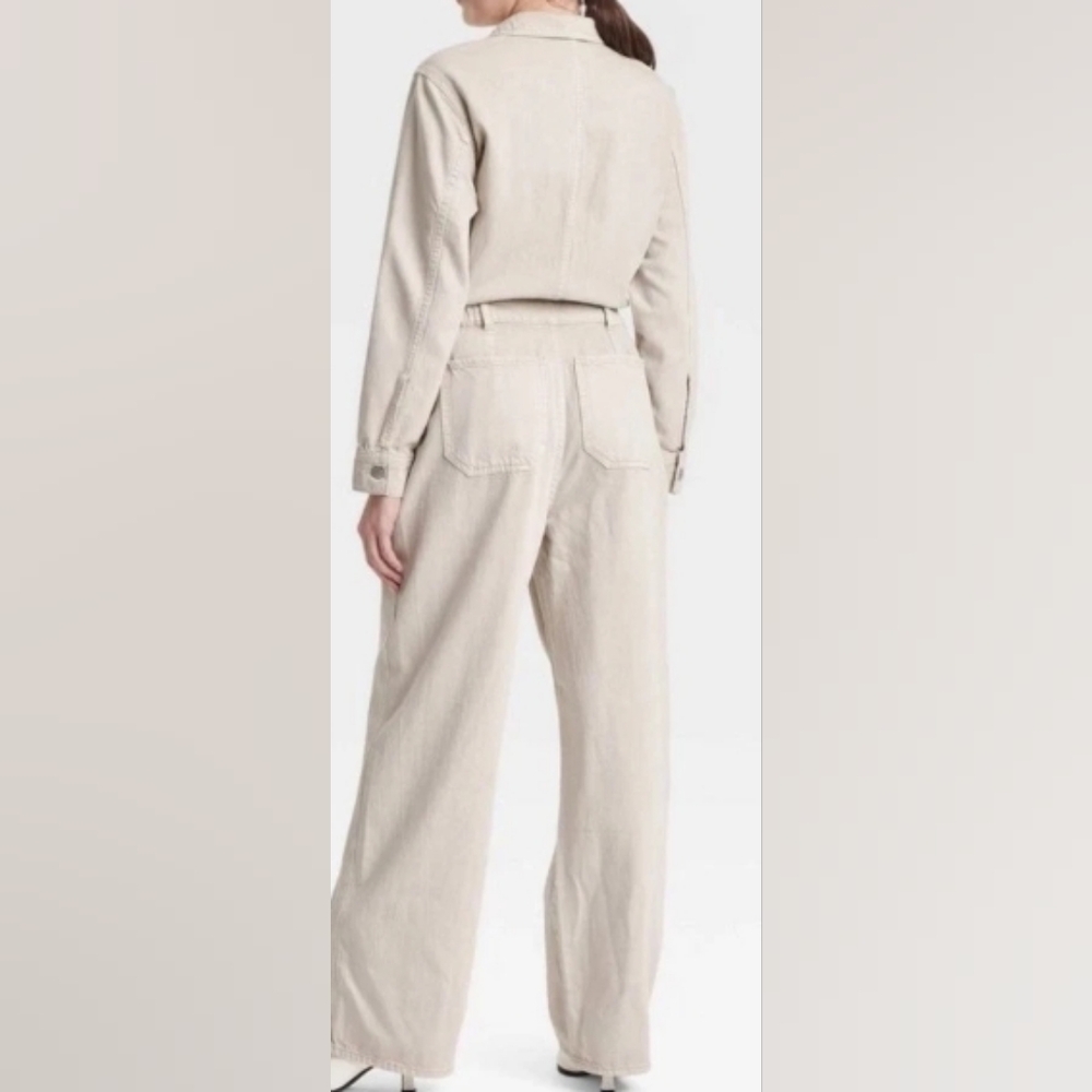 Universal Thread Beige Long Sleeve Beltloops@ Wai… - image 3
